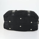 GUCCI Boston Bag Nylon 2way Black Silver Auth 151512-5