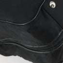 GUCCI Boston Bag Nylon 2way Black Silver Auth 151512-9
