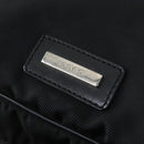 GUCCI Boston Bag Nylon 2way Black Silver Auth 151512-19