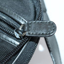 GUCCI Boston Bag Nylon 2way Black Silver Auth 151512-26