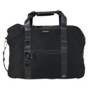 GUCCI Boston Bag Nylon 2way Black Silver Auth 151512-13