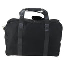GUCCI Boston Bag Nylon 2way Black Silver Auth 151512-2