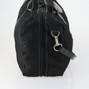 GUCCI Boston Bag Nylon 2way Black Silver Auth 151512-3