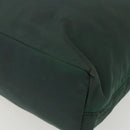 PRADA Tote Bag Nylon Green Silver Auth 151513-16
