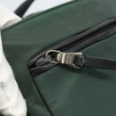 PRADA Tote Bag Nylon Green Silver Auth 151513-18