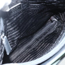 PRADA Tote Bag Nylon Green Silver Auth 151513-11