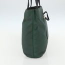 PRADA Tote Bag Nylon Green Silver Auth 151513-4