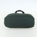 PRADA Tote Bag Nylon Green Silver Auth 151513-5
