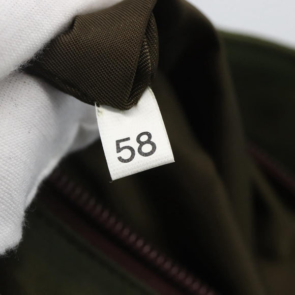 PRADA Shoulder Bag Nylon Green Silver Auth 151514