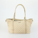 GUCCI GG Canvas Supreme Shoulder Bag Leather 4 Set Beige Red Auth 151517-21