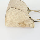 GUCCI GG Canvas Supreme Shoulder Bag Leather 4 Set Beige Red Auth 151517-23