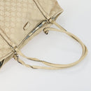 GUCCI GG Canvas Supreme Shoulder Bag Leather 4 Set Beige Red Auth 151517-24