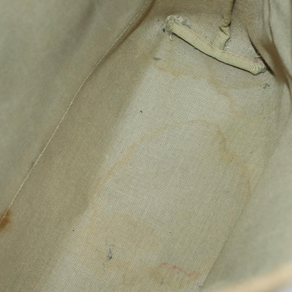 GUCCI GG Canvas Supreme Shoulder Bag Leather 4 Set Beige Red Auth 151517