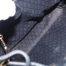 GUCCI Bamboo Backpack Leather Black Gold 003 2058 0030 Auth 151518-11