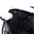 GUCCI Bamboo Backpack Leather Black Gold 003 2058 0030 Auth 151518-26