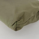 PRADA Tote Bag Nylon Beige Silver Auth 151519-15