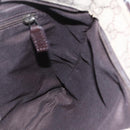 GUCCI GG Supreme Shoulder Bag PVC Beige Silver Auth 151520-20