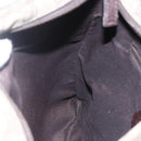 GUCCI GG Supreme Shoulder Bag PVC Beige Silver Auth 151520-21