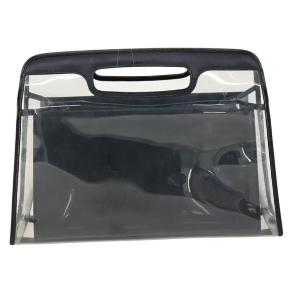 GUCCI Hand Bag Vinyl Clear 000 2058 0548 5 Auth 151521