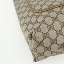 GUCCI GG Supreme Web Sherry Line Tote Bag PVC Beige Red 39 02 003 Auth 151523-11