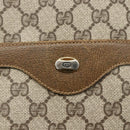 GUCCI GG Supreme Web Sherry Line Tote Bag PVC Beige Red 39 02 003 Auth 151523-14