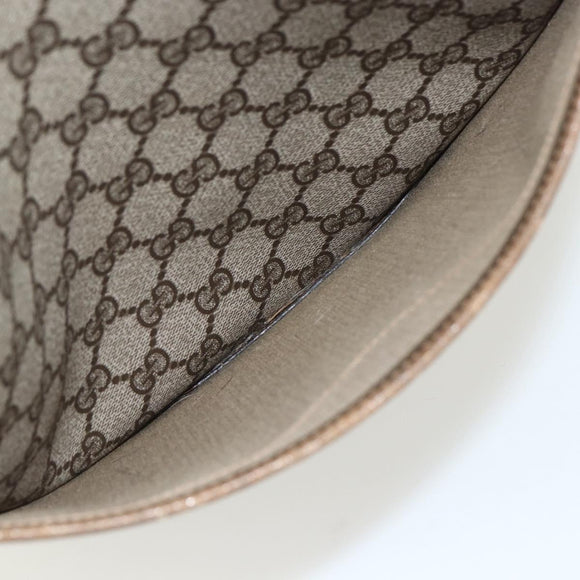 GUCCI GG Supreme Web Sherry Line Tote Bag PVC Beige Red 39 02 003 Auth 151523