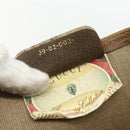 GUCCI GG Supreme Web Sherry Line Tote Bag PVC Beige Red 39 02 003 Auth 151523-20