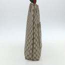 GUCCI GG Supreme Web Sherry Line Tote Bag PVC Beige Red 39 02 003 Auth 151523-4