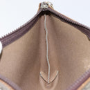 GUCCI GG Plus Supreme Clutch Bag PVC Beige Auth 151524-17