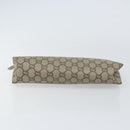 GUCCI GG Plus Supreme Clutch Bag PVC Beige Auth 151524-6