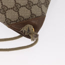 GUCCI GG Supreme Purse Shoulder Bag PVC Beige Gold 97 19 302 Auth 151526-9