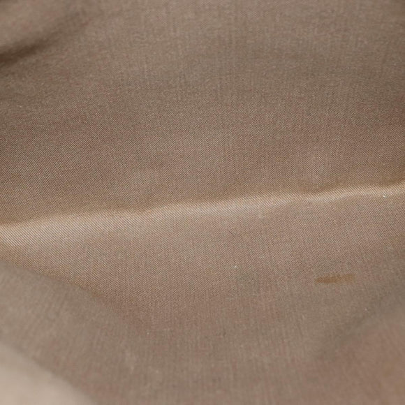 GUCCI GG Supreme Purse Shoulder Bag PVC Beige Gold 97 19 302 Auth 151526