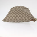 GUCCI GG Supreme Purse Shoulder Bag PVC Beige Gold 97 19 302 Auth 151526-5