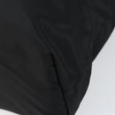 PRADA Tote Bag Nylon Black Silver Auth 151527-9
