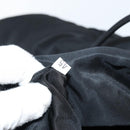 PRADA Tote Bag Nylon Black Silver Auth 151527-12