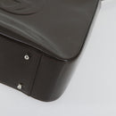 GUCCI Hand Bag Patent leather 2way Brown Silver 000 1013 0504 Auth 151528-12