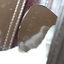 GUCCI Hand Bag Patent leather 2way Brown Silver 000 1013 0504 Auth 151528-22