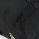 PRADA Tote Bag Nylon Black Silver Auth 151531-15