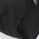 PRADA Tote Bag Nylon Black Silver Auth 151531-17