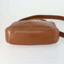 GUCCI Bamboo Shoulder Bag Leather 2way Brown Gold 001 2113 1638 Auth 151532-5