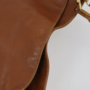 GUCCI Bamboo Shoulder Bag Leather 2way Brown Gold 001 2113 1638 Auth 151532-6