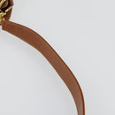 GUCCI Bamboo Shoulder Bag Leather 2way Brown Gold 001 2113 1638 Auth 151532-14
