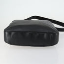 GUCCI Bamboo Shoulder Bag Leather 2way Black Gold 001 1577 2615 Auth 151534-11