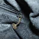 GUCCI Bamboo Shoulder Bag Leather 2way Black Gold 001 1577 2615 Auth 151534-20