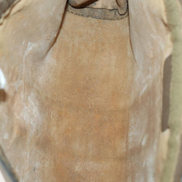 GUCCI GG Supreme Clutch Bag PVC 4 Set Beige Auth 151535