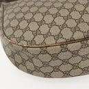 GUCCI GG Supreme Web Sherry Line Bag PVC Beige Gold 001 256 0719 Auth 151537-16