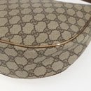 GUCCI GG Supreme Web Sherry Line Bag PVC Beige Gold 001 256 0719 Auth 151537-8