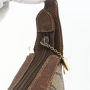 GUCCI GG Supreme Web Sherry Line Bag PVC Beige Gold 001 256 0719 Auth 151537-10