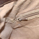 GUCCI GG Supreme Web Sherry Line Bag PVC Beige Gold 001 256 0719 Auth 151537-19