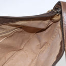 GUCCI GG Supreme Web Sherry Line Bag PVC Beige Gold 001 256 0719 Auth 151537-20